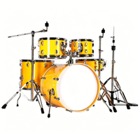 Nouvel Arrivage 2026 – Batterie Acoustique Professionnelle 5 Pièces en Métal Taille Standard avec Fonctionnalités Ajustables et Pliables, Couleur Personnalisable