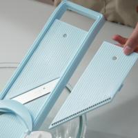 Mandoline à julienne manuelle Premium PS 4.0mm XL avec protège-main breveté, lame en acier inoxydable, compatible lave-vaisselle, coupe-légumes