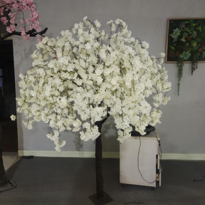 Albero da Tavolo Artificiale di Fiori di Ciliegio Bianco e Rosa da 1,5m Personalizzabile per Interni - Product Image 2