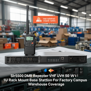 เครื่องรับส่งสัญญาณวิทยุแบบรีพีทเตอร์ Slr5500 Dmr Vhf Uhf 50w 1U สำหรับติดตั้งบนแร็ค เหมาะสำหรับสถานีฐานในโรงงาน มหาวิทยาลัย คลังสินค้า เพื่อการครอบคลุมพื้นที่ - Product Image 3