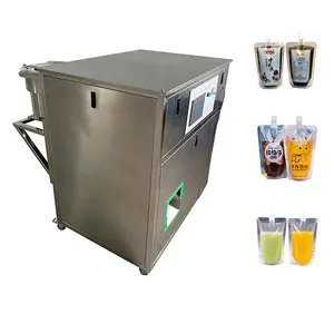 Automatic liquid drink water Juice milk doypack stand up Bag plastic rotary spout pouch filling machines
