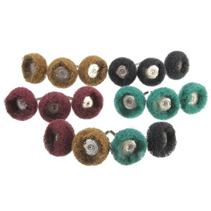 Tampons de polissage en nylon à abrasion moyenne pour applications de meulage à la meuleuse, lot de 40 pièces - Product Image 3