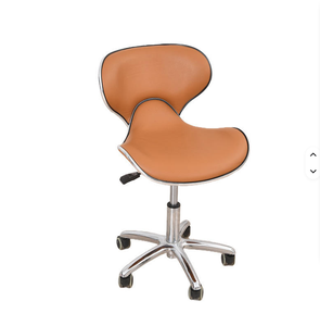 Taburete de Salón de Belleza Ajustable y Giratorio, Silla de Peluquería con Ruedas - Product Image 4