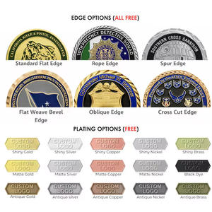 Pièce de monnaie commémorative personnalisée avec logo fournisseur, en émail souple ou dur, plaqué double face 2D/3D, cadeau souvenir, pièce de <span class=keywords><strong>d</strong></span>éfi personnalisée - Product Image 4