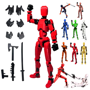 1 unidad Figura articulada de 13 articulaciones, muñeco articulado móvil, juguete de ensamblaje DIY, figura de acción impresa en 3D, maniquí para animación de <span class=keywords><strong>stop</strong></span> <span class=keywords><strong>motion</strong></span> - Product Image 1