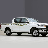 Nouveaux décalcomanies voiture côté carrosserie autocollants voiture rayure ligne 2025 pour Hilux Double cabine autocollant