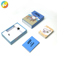 Jeu de cartes personnalisées en gros pour la famille et les enfants, cartes d'affirmation de la santé mentale, options CMYK/Feuille d'or/Feuille d'argent