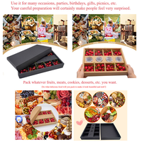 Boîte d'emballage alimentaire personnalisée avec logo imprimé, pour Diwali, fruits secs, dattes, boîte cadeau en papier pour fruits secs