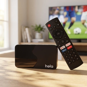 Boîtier TV 8K à fonctionnalités puissantes pour <span class=keywords><strong>streaming</strong></span>, lecteur Hola HiiTV LemonTV STB Android 15 avec Wi-Fi puissant et télécommande Bluetooth, sans IPTV OEM - Product Image 2
