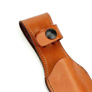 Best Selling Solid Color Genuine Cowhide Leather Knife Sheath Custom Made Best Price Leather Knife Sheath - Product Image 4