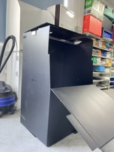 Caja de Guardarropa Plegable de Plástico Corrugado, Caja de Guardarropa para Mudanza, Cajas de Guardarropa Plegables de Plástico Corex - Product Image 2