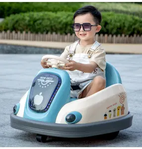 Новый бампер автомобиля раннее образование машина с дистанционным управлением детская Езда на машине