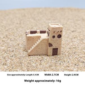 Vente en Gros Simulation Miniature Désert Ancienne Architecture Château Pyramide Sphinx Scène Modèle Ornement Décoratif - Product Image 6