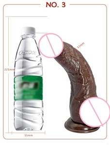 Godemichet pour femme, accessoire de grande taille, pénis artificiel, masturbateur, jouets érotiques noirs - Product Image 2