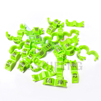 Vente en gros de haute qualité personnelle personnalisée 8mm anneau de pigeon fendu en plastique
