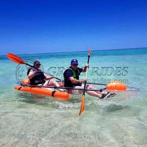 Kayak électrique à moteur transparent deux places kayak de bateau de pêche vente chaude - Product Image 6