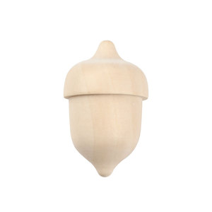 Decoraciones de madera natural para árbol de Navidad, juguetes pintados DIY, adornos de madera para niños, decoración de mesa para el hogar. - Product Image 5