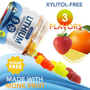 Permen Jeli <span class=keywords><strong>Lithium</strong></span> <span class=keywords><strong>Orotate</strong></span> OEM 5mg 10mg, Permen Jeli <span class=keywords><strong>Lithium</strong></span> <span class=keywords><strong>Orotate</strong></span> Terkelat dengan Tingkat Bioavalabilitas Tinggi untuk Mendukung Suasana Hati & Mengelola Stres - Product Image 3