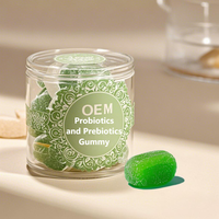 Gummies aux enzymes avec prébiotiques - Végétaliens, à base de plantes, sans OGM, sans gluten, bien-être quotidien, fabrication OEM, étiquette privée disponible