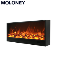 Foyer électrique en forme de flamme avec télécommande, 1 pièce, élégant, pour la maison