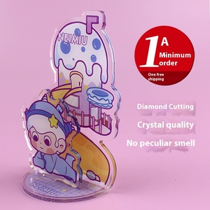 Custom Two-Dimensional Q Version Celebrity Pendant Cute Cartoon <b>Anime</b> Acrylic Plastic Double-Sided Transparent Card Holder Gift - Product Image 4
