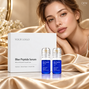 Suero Facial de Péptidos Azules al por Mayor, 10 ml, Esencia Hidratante, Marca Privada, Fabricante de Cajas y Etiquetas Personalizadas - Product Image 5