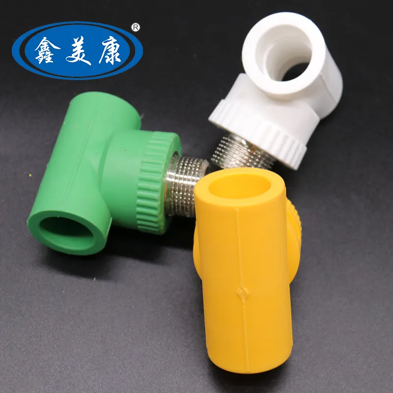 High Standard Plumbing Water Fitting Green Plumbing Water Fitting PPR pipe Male Tee fittings