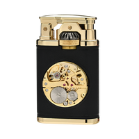 Briquet à silex compact CHIEF Oil, style vintage américain, en alliage de zinc pur, avec logo personnalisé, rechargeable et portable, haute qualité