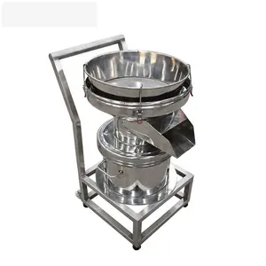 High Efficiency Stainless Steel One Deck Electric 450mm Pumpkin Flour Vibro Sifter