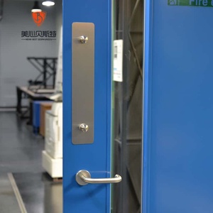 Porte coupe-feu moderne en acier et bois, fabrication directe d'usine Mexin - Product Image 4
