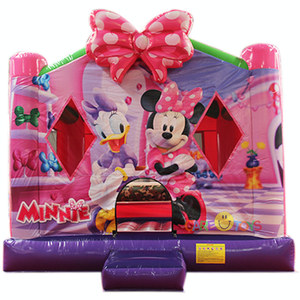 Castillo Inflable de <span class=keywords><strong>Minnie</strong></span> <span class=keywords><strong>Mouse</strong></span> en Venta - Castillo Hinchable Comercial Rosa, Lindo Inflable para Niñas - Product Image 1