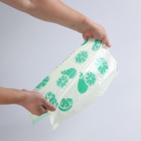 Auslaufsichere, strapazierfähige HDPE-Müllbeutel mit Kordelzug, reißfeste Abfallsäcke, Haushaltsmüllbeutel, individuelles Logo, für Wiederverkäufer