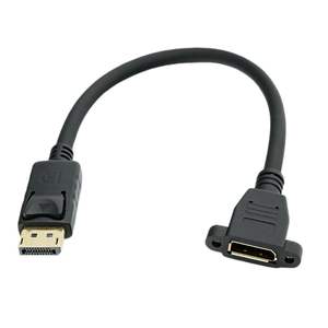 Vendita calda DP maschio a femmina cavo di prolunga con orecchie, Display per <span class=keywords><strong>Computer</strong></span> da maschio a femmina cavo HDTV - Product Image 1