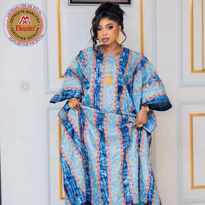 Nouvelle Robe Africaine <span class=keywords><strong>Bazin</strong></span> Riche <span class=keywords><strong>Boubou</strong></span> Dashiki Imprimée Parfumée 2026, Robe de Mariée Traditionnelle Nigériane Originale - Product Image 6