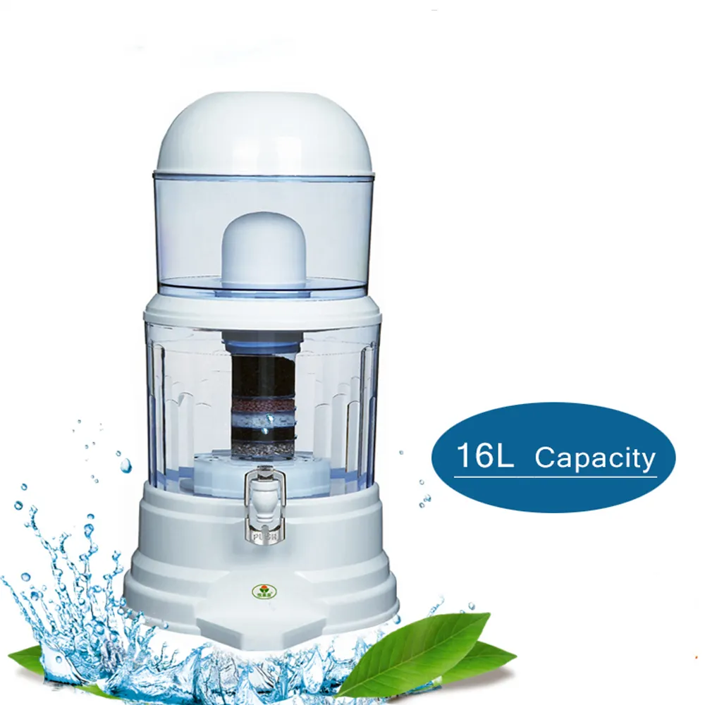 OEM del vaso del purificatore del filtro dell'acqua del rubinetto a doppia ultrafiltrazione da 16 litri
