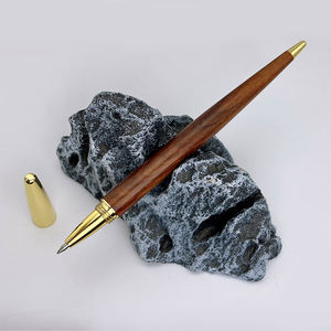 <span class=keywords><strong>Stylo</strong></span> plume en bois de santal, usage professionnel, qualité supérieure, <span class=keywords><strong>stylo</strong></span> cadeau, finition brillante, gravure laser, impression de logos, encre bleue/noire - Product Image 4