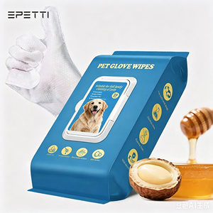 Gants <span class=keywords><strong>de</strong></span> <span class=keywords><strong>bain</strong></span> réutilisables pour chiens, lingettes douces pour animaux <span class=keywords><strong>de</strong></span> compagnie, gants <span class=keywords><strong>de</strong></span> nettoyage pour peaux sensibles, double face pour le nettoyage des oreilles et des yeux - Product Image 1