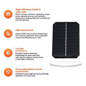 Linh hoạt đơn tinh thể đa tinh thể silicon có thể sạc lại quang điện kích thước nhỏ 70*43mm vuông thả tấm pin mặt trời - Product Image 2