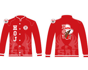 Chaqueta Universitaria Personalizada de los Corredores Masónicos de Jericho, Héroes de Jericho |   Chaqueta de Carreras HOJ Masons Bordada a Medida en Sarga de Algodón - Product Image 6