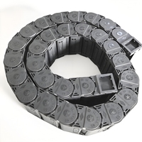Cadena portacables de nailon abierta Yodel Part Cnc Router Flexible Cable Track Wire Carrier 25*25