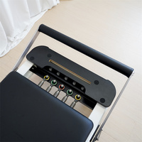 Le meilleur des meilleurs : Machine Reformer avec barre de repose-pieds réglable, en aluminium blanc, pour studio