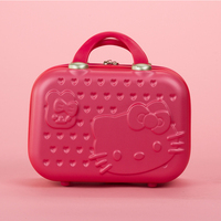Valise rose ABS pour enfants 20/24/28 pouces, valise de voyage, ensemble de bagages de voyage pour filles mignonnes