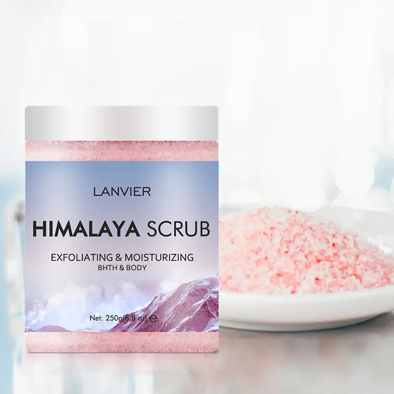 Nhãn Hiệu Riêng Tự Nhiên Himalaya Muối Chà Mặt Chết Loại Bỏ Da Kem Lột