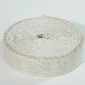 <span class=keywords><strong>Cinta</strong></span> Decorativa Aoya Blanca Brillante <span class=keywords><strong>con</strong></span> Hilo Jacquard, Color Sólido, Cómoda, <span class=keywords><strong>para</strong></span> <span class=keywords><strong>Cortinas</strong></span> y Bolsos, Venta al Por Mayor, Personalizable - Product Image 1