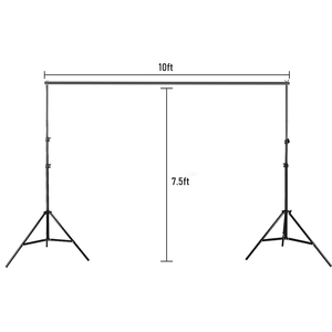 Soporte Ajustable de 2.6*3M para Fondos de Fotografía, Soporte para Fondos de Estudio Fotográfico y de Video - Product Image 2