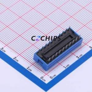 DS-10-B-T DIP Switch Through hole Component (THT) Switch Single Pole Single Throw 10 2.54mm 25mA - Product Image 2