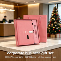 Offre Spéciale – Coffret Cadeau d'Affaires Haut de Gamme A5 avec Carnet à Couverture Rigide, Chargeur Sans Fil et Stylo – Édition Classique et Élégante pour Dirigeants
