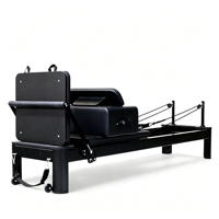 Reformer de Pilates de Aluminio que Ahorra Espacio con Tabla de Salto para Uso en Casa, Reformers de Pilates