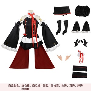Costume de cosplay <span class=keywords><strong>Seraph</strong></span> <span class=keywords><strong>End</strong></span> pour femmes, déguisement d'Halloween, costumes d'<span class=keywords><strong>anime</strong></span> sorcière et vampire pour filles - Product Image 4