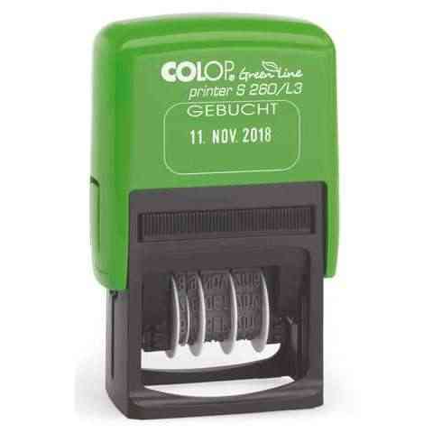 Colop S260L3 Green Line Printer for Crafting Custom Stamps